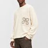Sweater in Cotton Blend Off White