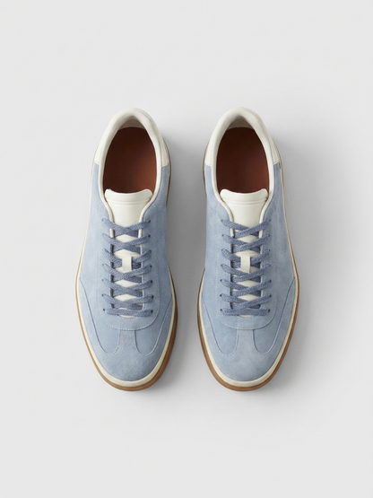 Corso Trainer Light Blue Suede — Sterling & Co.