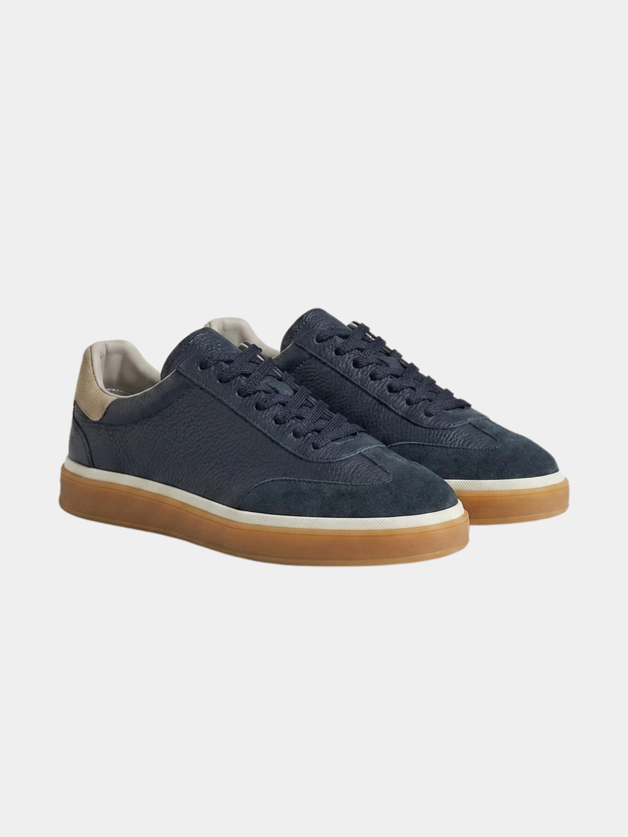 Corso Trainer Navy Leather — Sterling & Co.