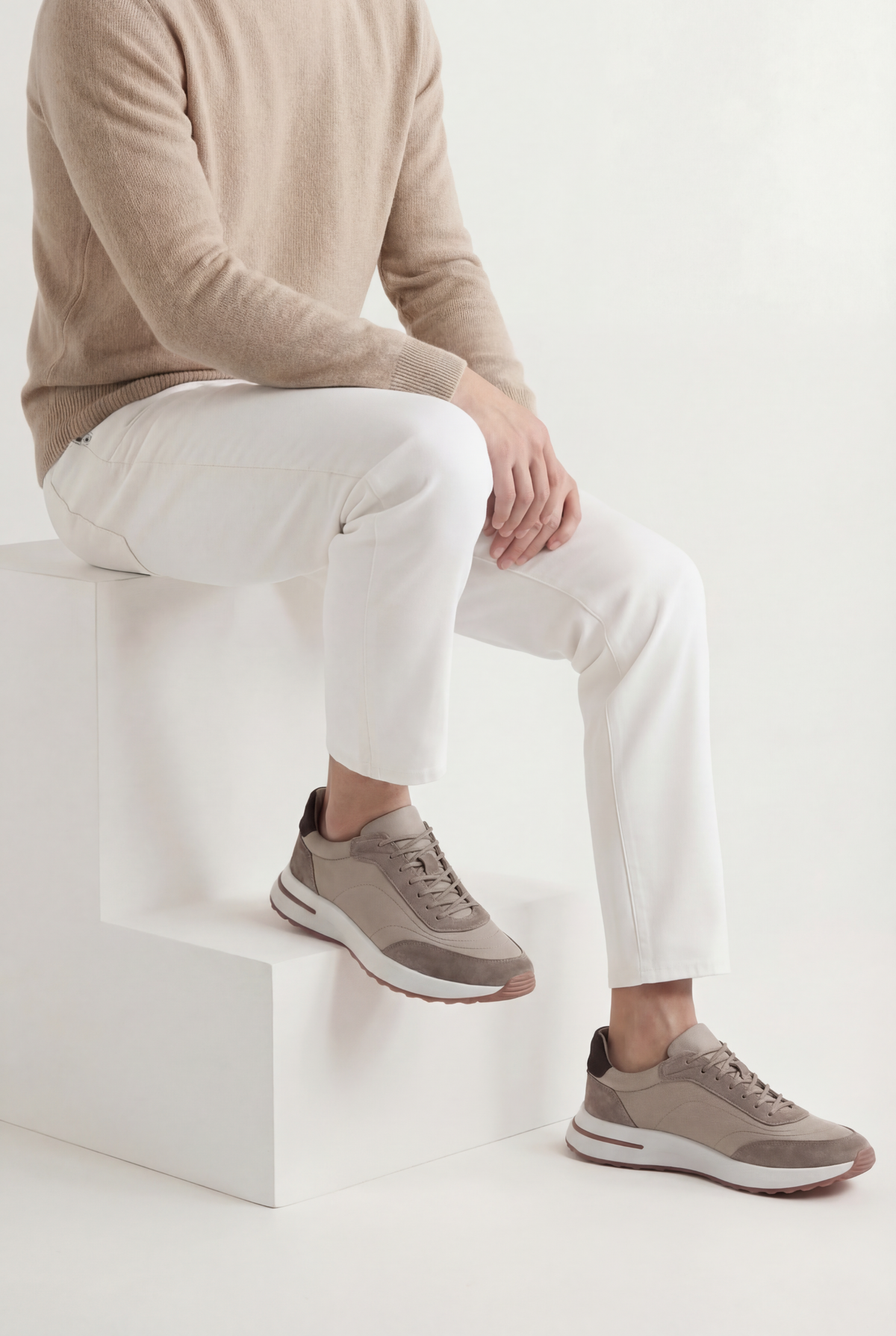 Portofino Sneaker Suede Ash Grey