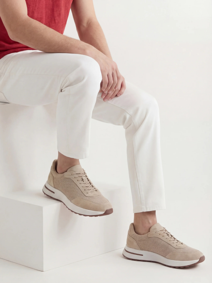 Amalfi Trainer Beige — Sterling & Co.