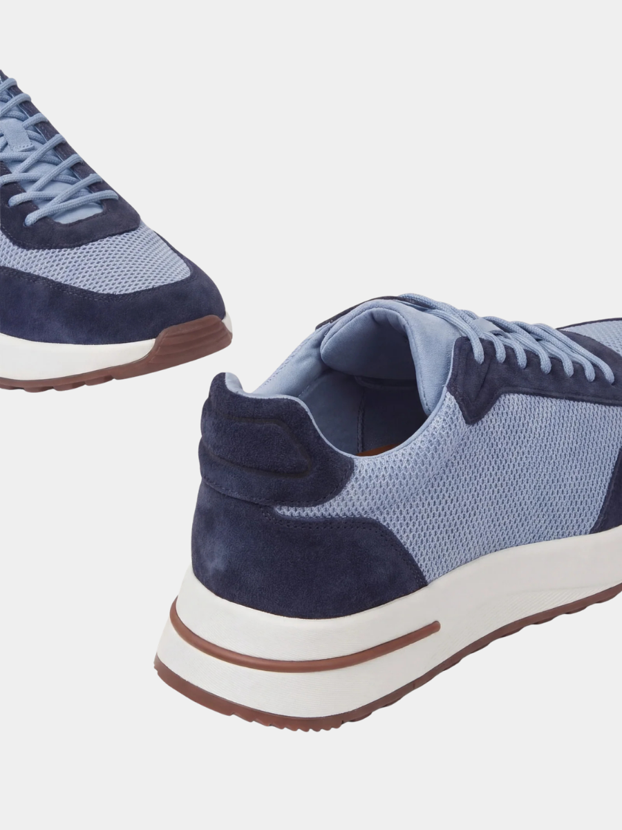 Amalfi Trainer Baby Blue — Sterling & Co.