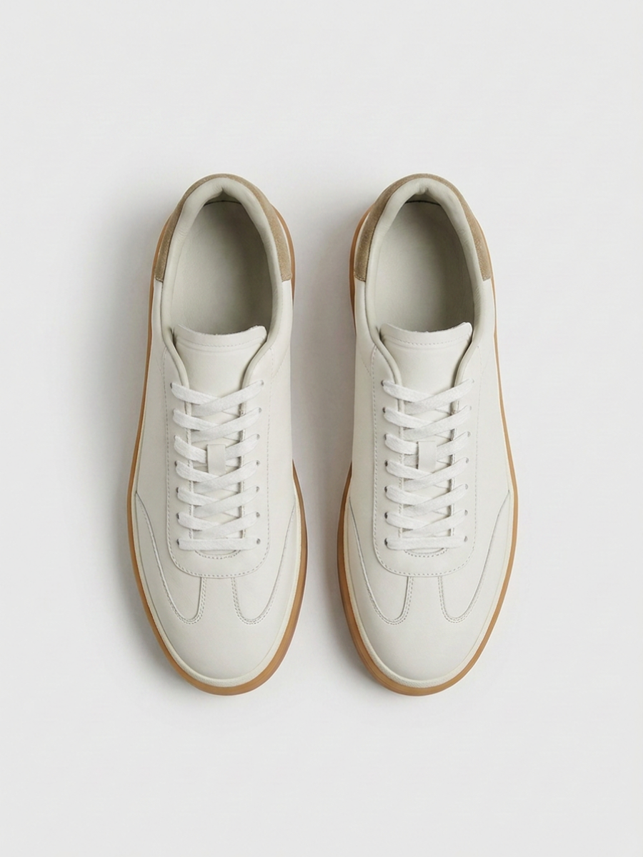 Corso Trainer White Leather — Sterling & Co.
