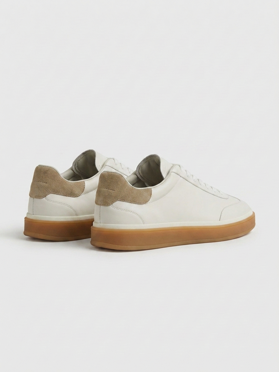 Corso Trainer White Leather — Sterling & Co.