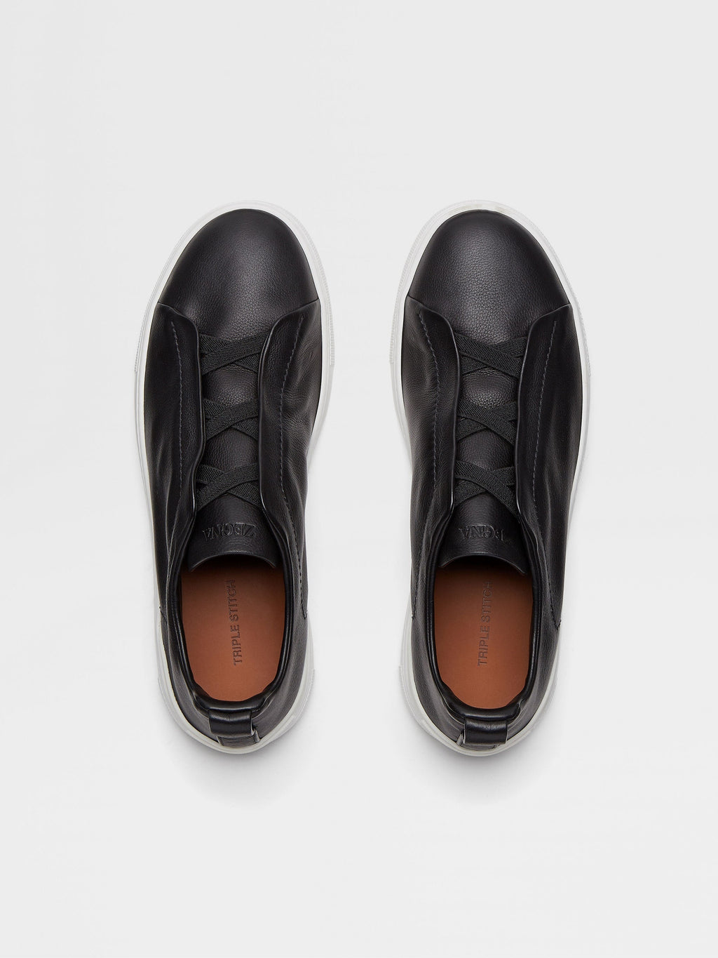 Sorrento Slip-On Black / White Sole — Sterling & Co. (view 4)
