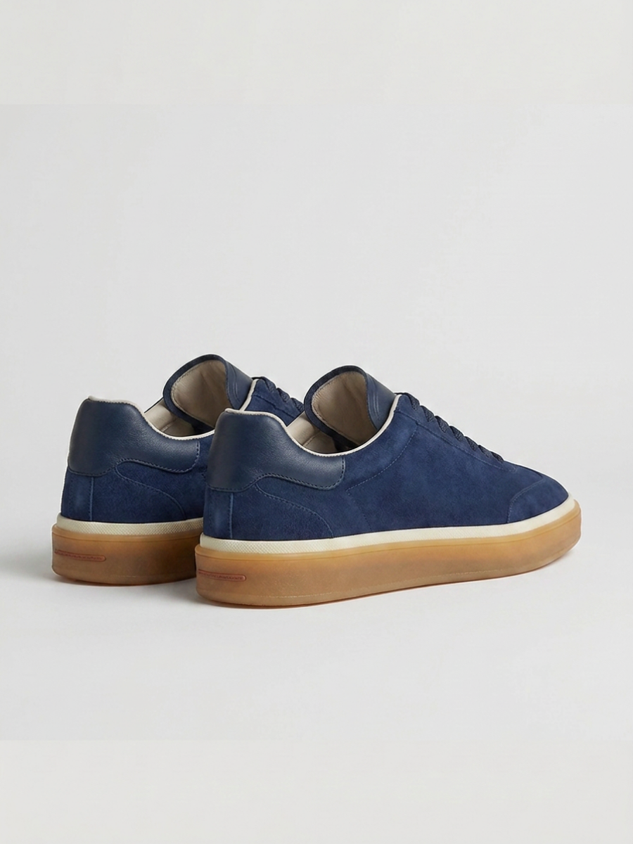 Corso Trainer Navy Suede — Sterling & Co.