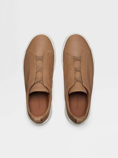 Sorrento Slip-On Brown / White Sole — Sterling & Co. (view 4)
