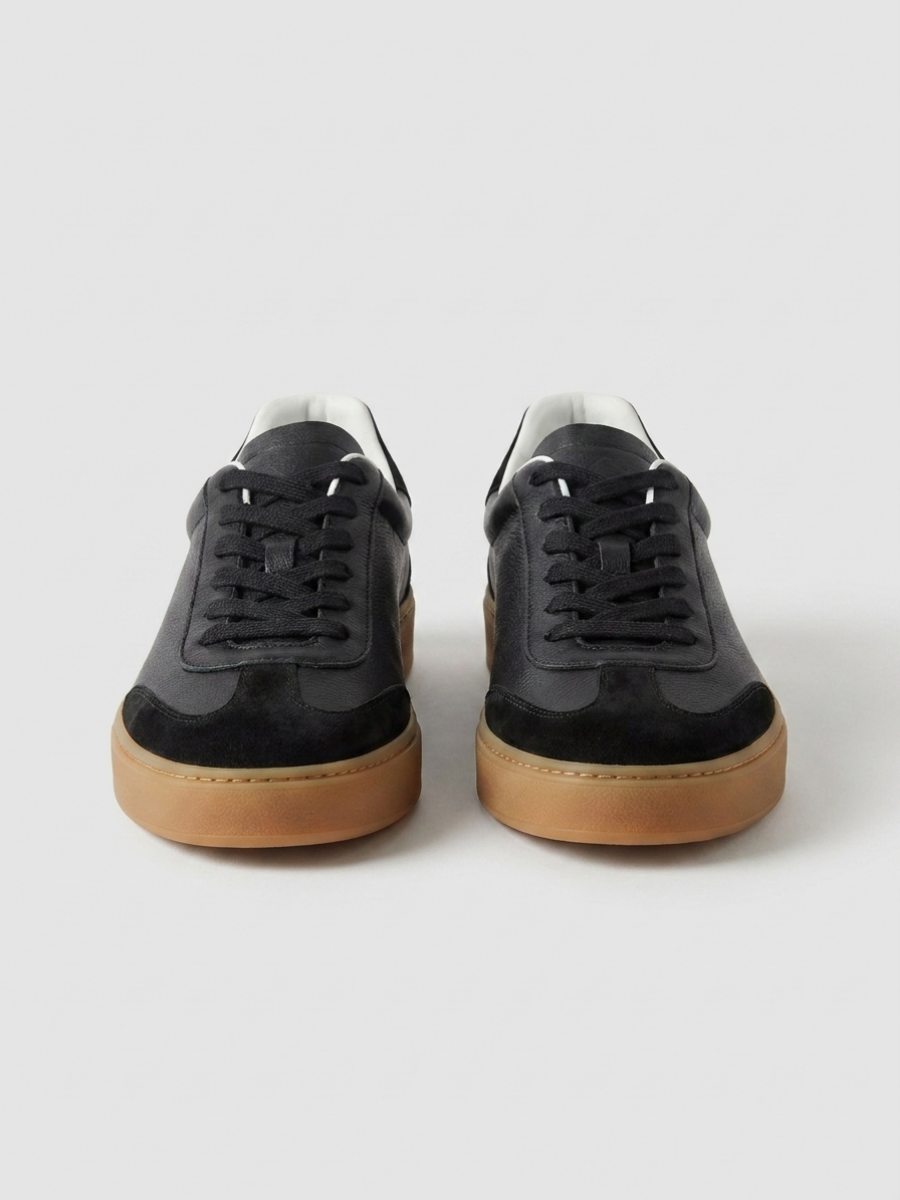 Corso Trainer Black Leather — Sterling & Co.
