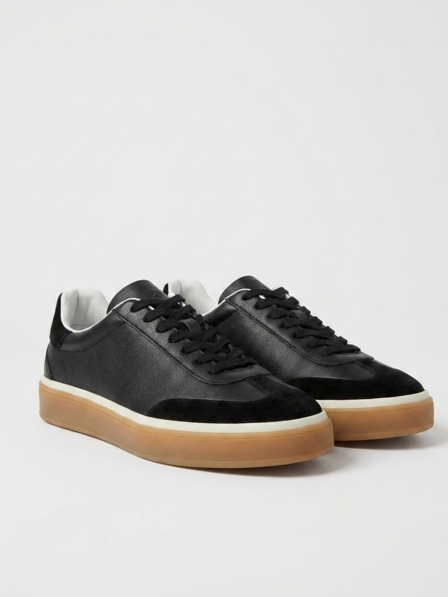 Corso Trainer Black Leather — Sterling & Co.