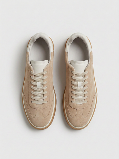 Corso Trainer Beige Suede — Sterling & Co.