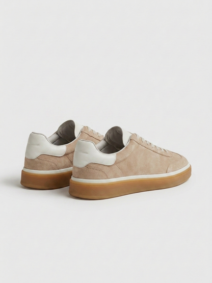 Corso Trainer Beige Suede — Sterling & Co.