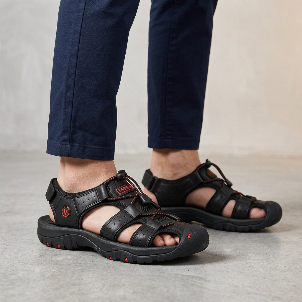 Ischia Sport Sandal Black