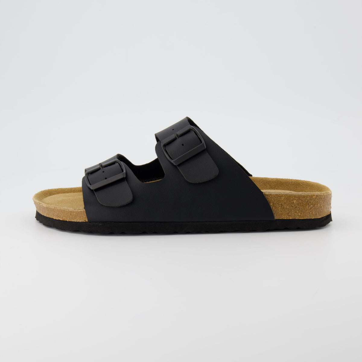 Ravello Cork Sandal Black Nappa
