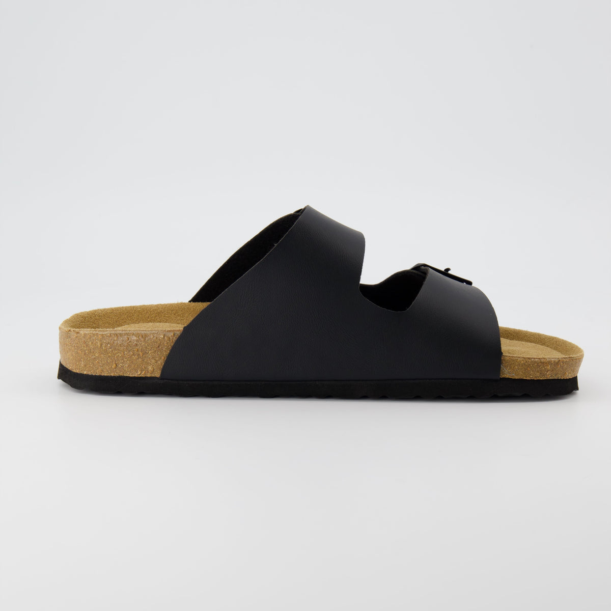 Ravello Cork Sandal Black Nappa