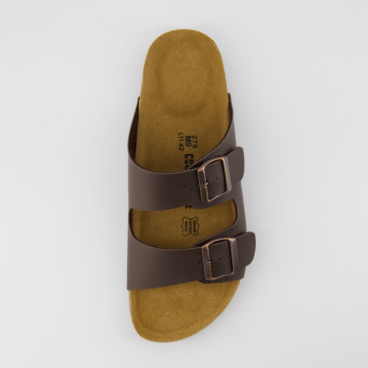 Ravello Cork Sandal Brown Nappa