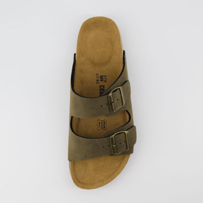 Ravello Cork Sandal Olive Nubuck