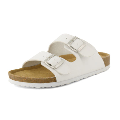 Ravello Cork Sandal White Nappa
