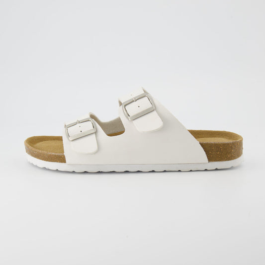 Ravello Cork Sandal White Nappa