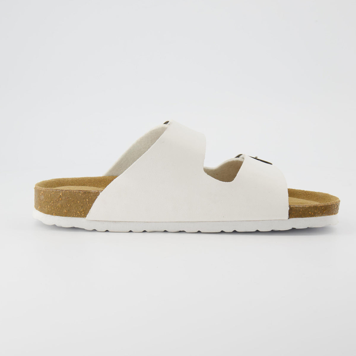 Ravello Cork Sandal White Nappa