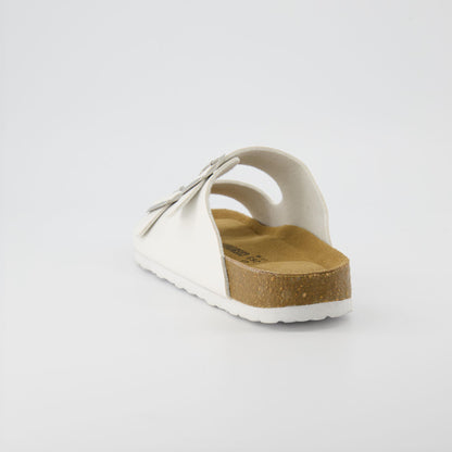 Ravello Cork Sandal White Nappa