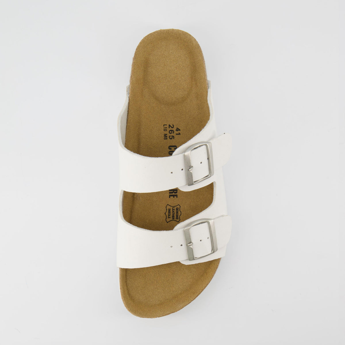 Ravello Cork Sandal White Nappa