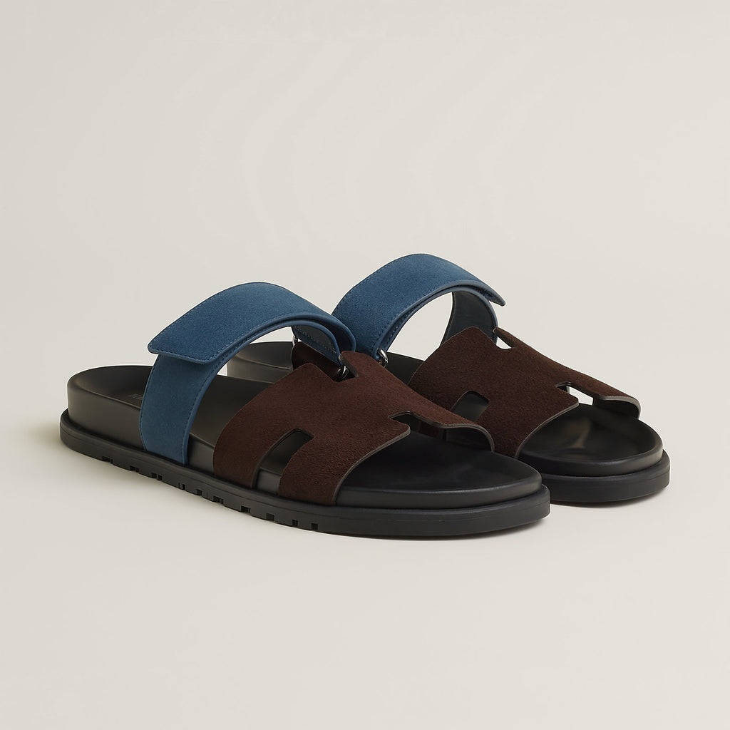 Cyprhe Sandal Brown and Blue