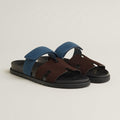 Cyprhe Sandal Brown and Blue